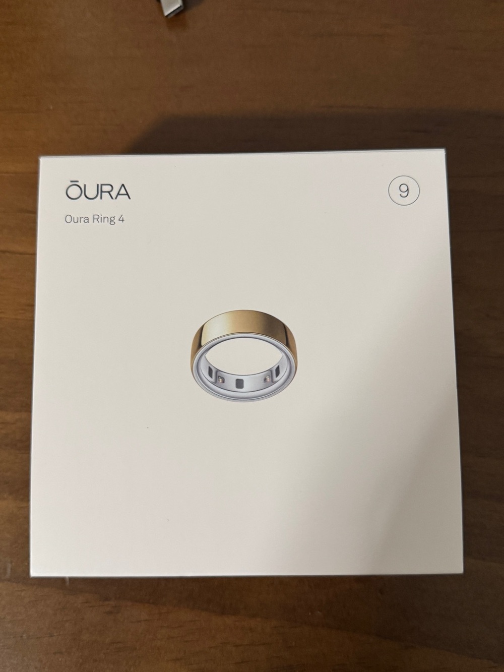 BRAND NEW - Oura Ring 4 Smart Ring - Gold Finish - Size 9